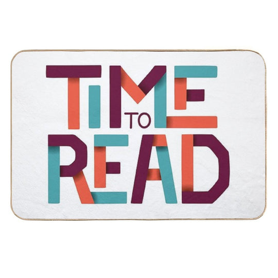 Time to Read Durable Bath Mat