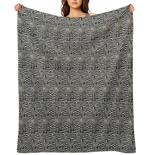 Zebra Stripes Anti-pilling Throw Blanket
