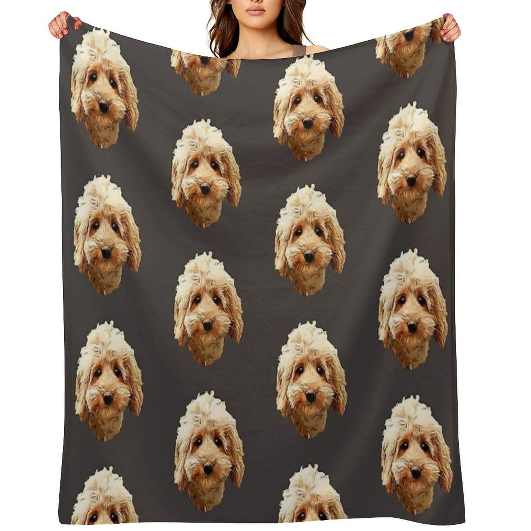 Cavapoo Cockapoo Doodle Cuteness Gift-ready Throw Blanket