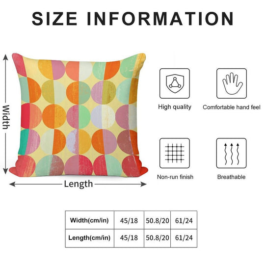 Sunrise Soft Skin-Friendly Throw Pillow