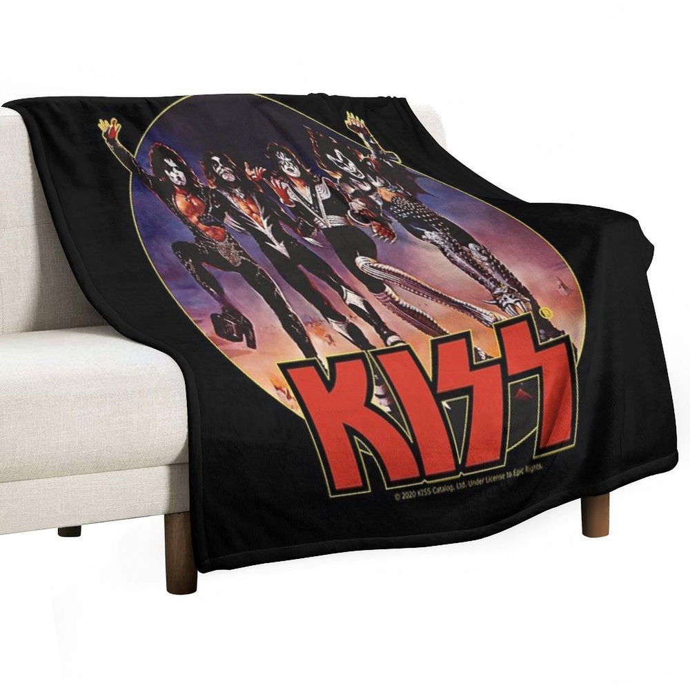 KISS Band Members Comfort Throw Blanket