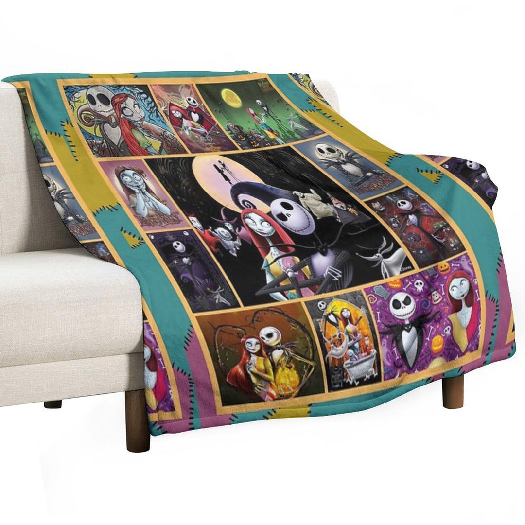Nightmare Before Christmas Quick-dry Throw Blanket