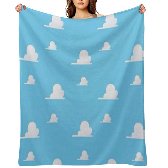 Clouds Andy's Room Lightweight Throw Blanket
