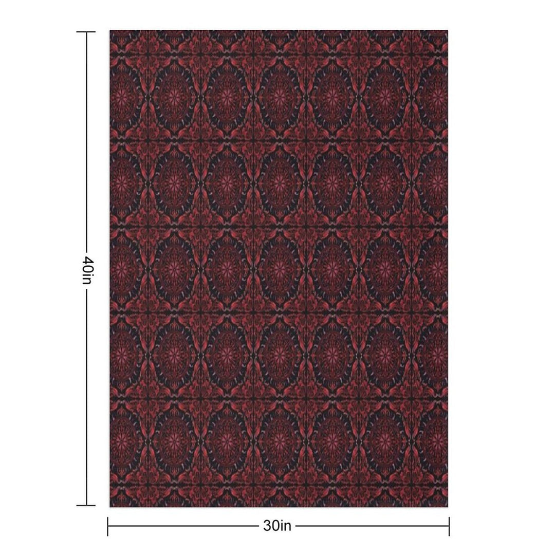 Gothic Vampire Pattern Versatility Throw Blanket