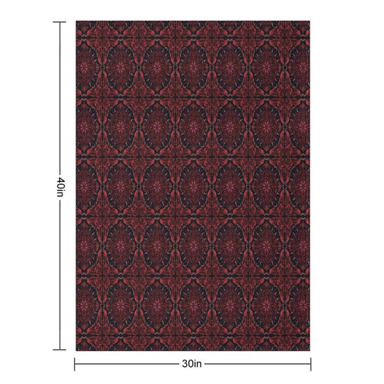 Gothic Vampire Pattern Versatility Throw Blanket