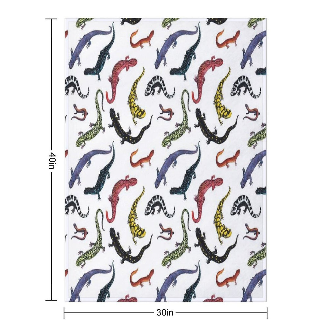Salamanders Anti-pilling Throw Blanket