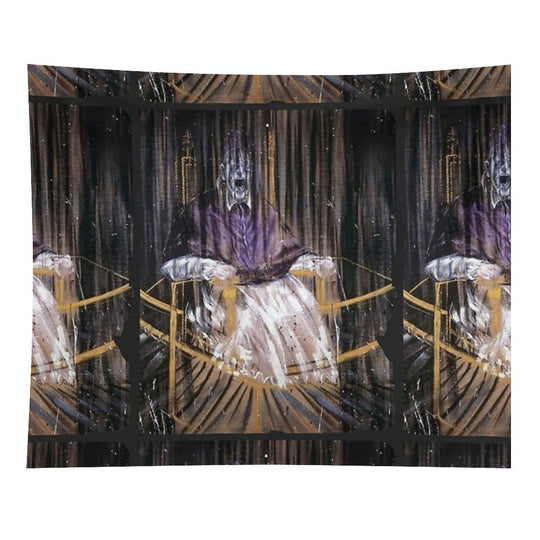 Study after Velázquez's Portrait of Pope Innocent X by Francis Bacon Tapestry
