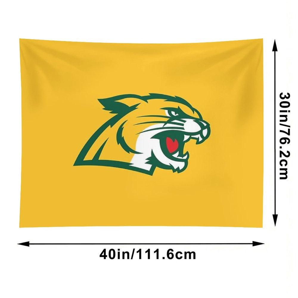 Northern Michigan Green Yellow Tapestry