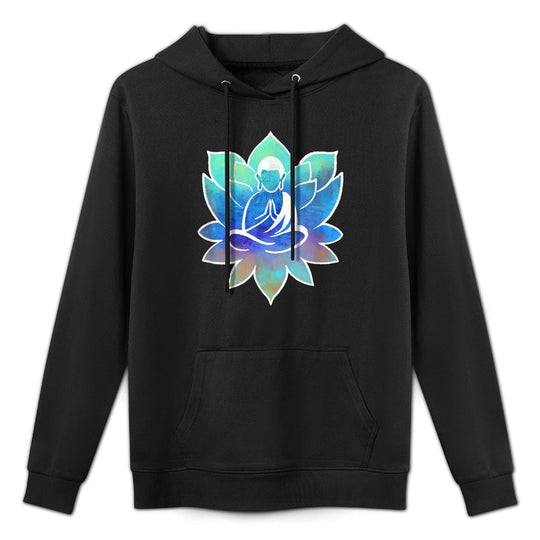 Lotus Flower Abstract Buddha Prayer Unisex Design Hoodie
