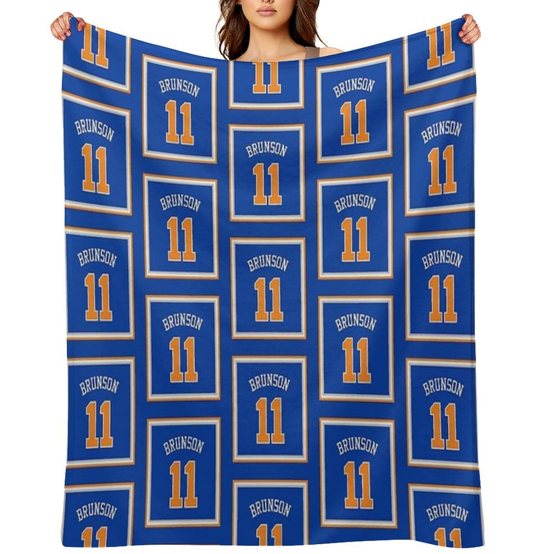 Jalen Brunson - Knicks Compact Throw Blanket