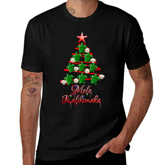 Mele Kalikimaka Hawaiian Beach Christmas  Classic T-Shirt