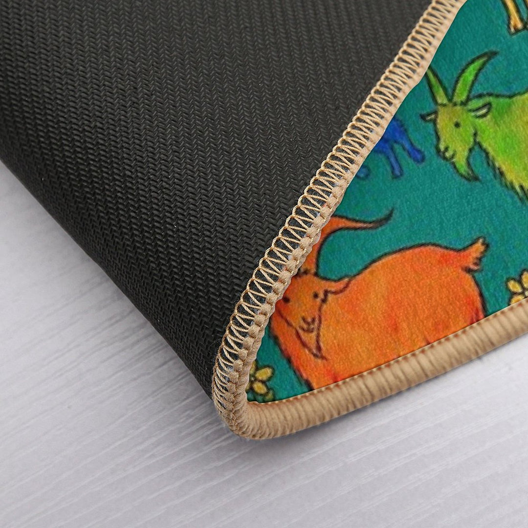 Cyfri'r Geifr  Slip-Resistant Bath Mat