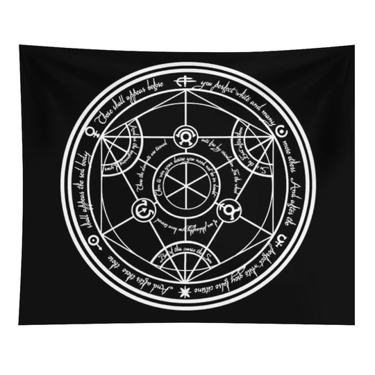 Human Transmutation Circle Tapestry