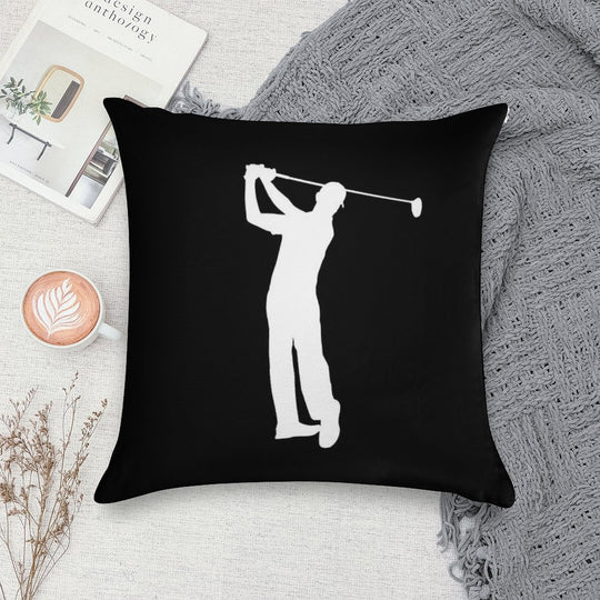 Golfer Soft Ultra-Soft Texture Throw Pillow