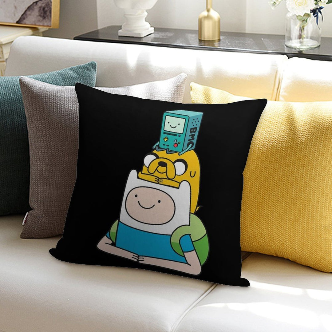 Finn Jake BMO Soft Ultra-Soft Texture Throw Pillow