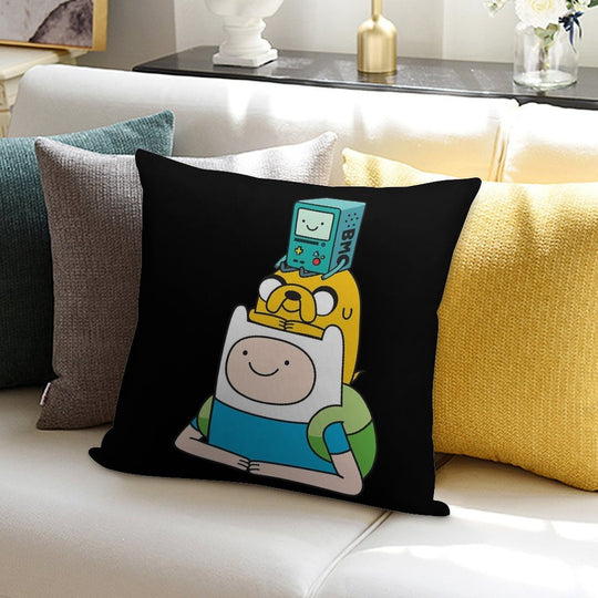 Finn Jake BMO Soft Ultra-Soft Texture Throw Pillow