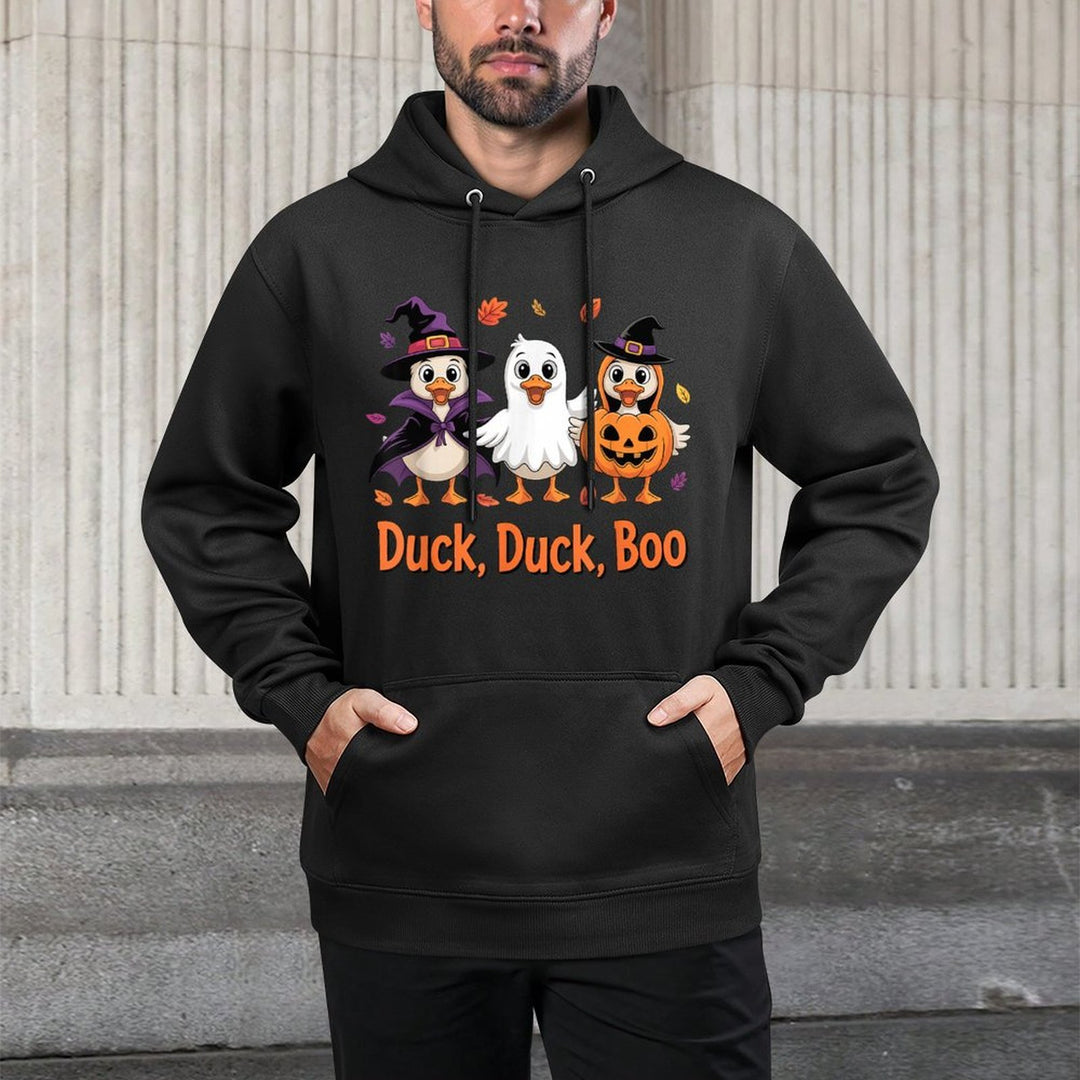 Duck Duck Boo Funny Halloween Costume Duck Unisex Design Hoodie