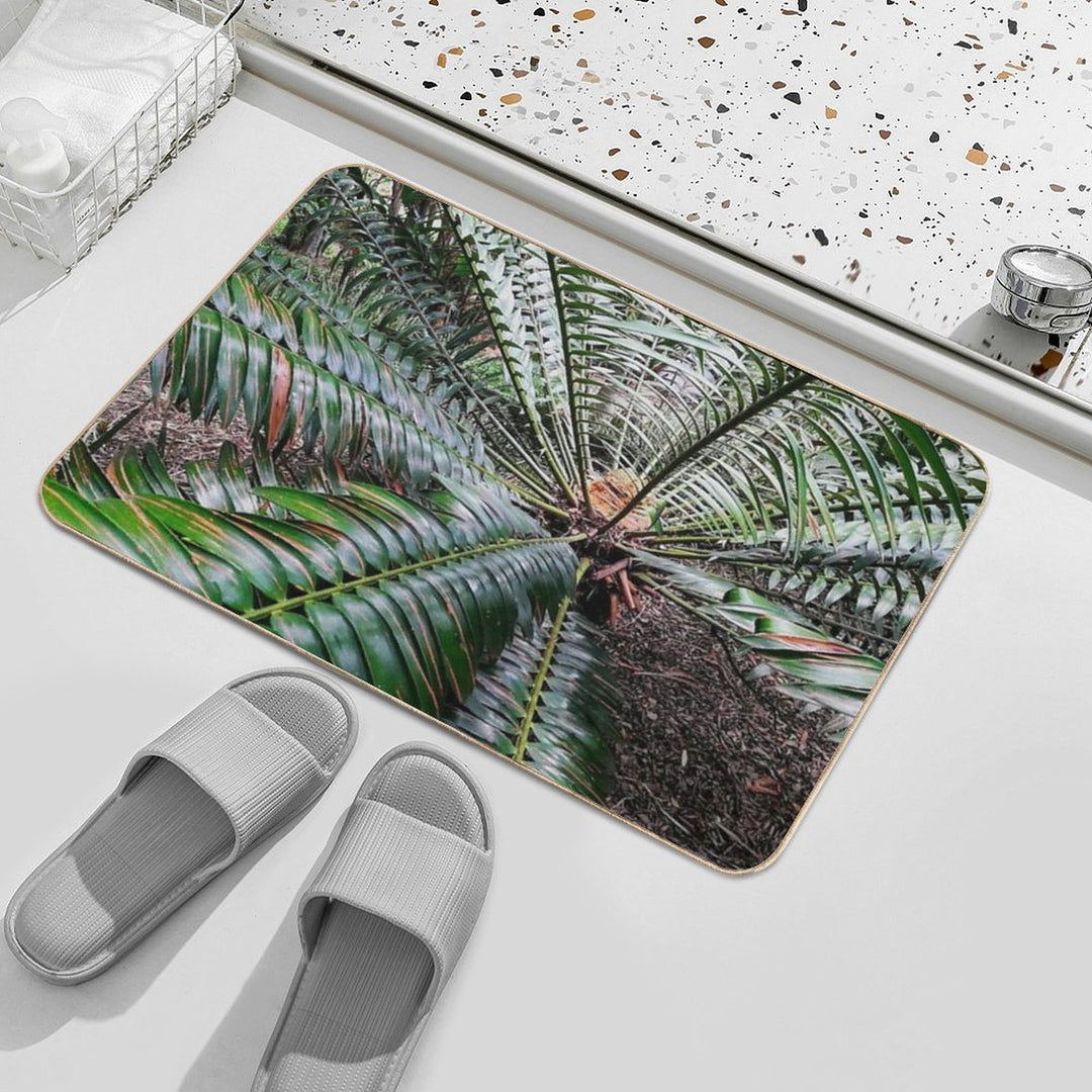 Cycad  Slip-Resistant Bath Mat