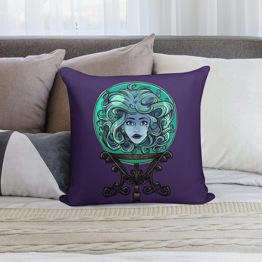 Madame Leota, No Background Soft Warmth Comfort Throw Pillow