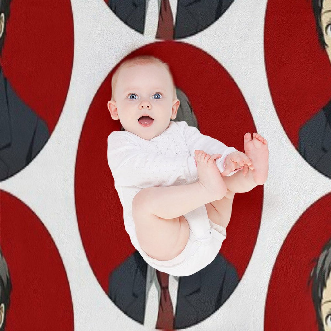 Adachi Portrait Compact Throw Blanket