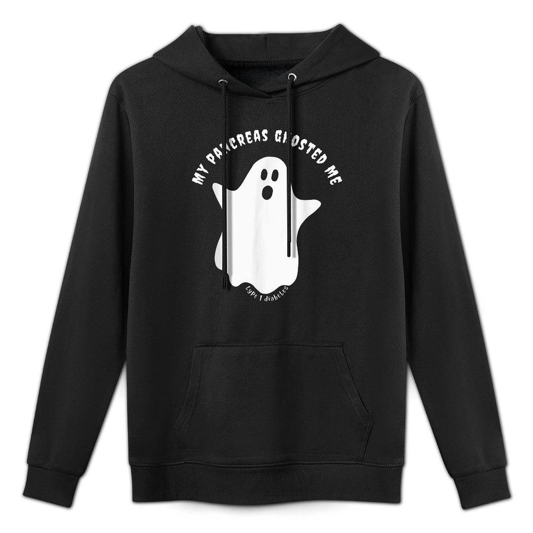 Halloween My Pancreas Ghosted Me, Type 1 Diabetes Versatile Streetwear Hoodie