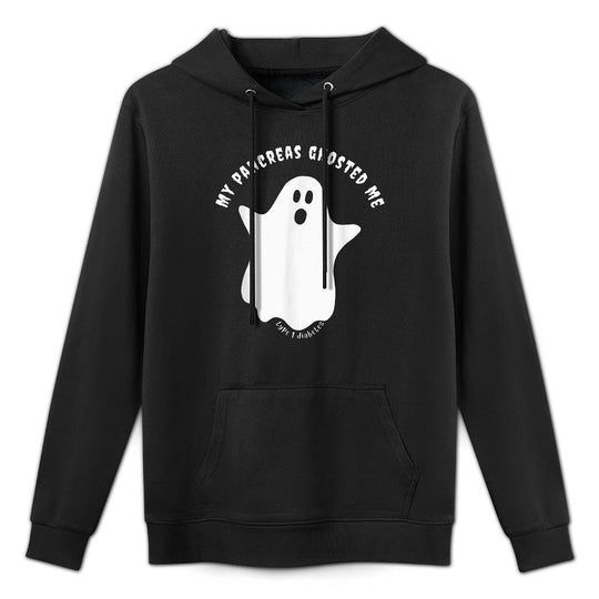 Halloween My Pancreas Ghosted Me, Type 1 Diabetes Versatile Streetwear Hoodie
