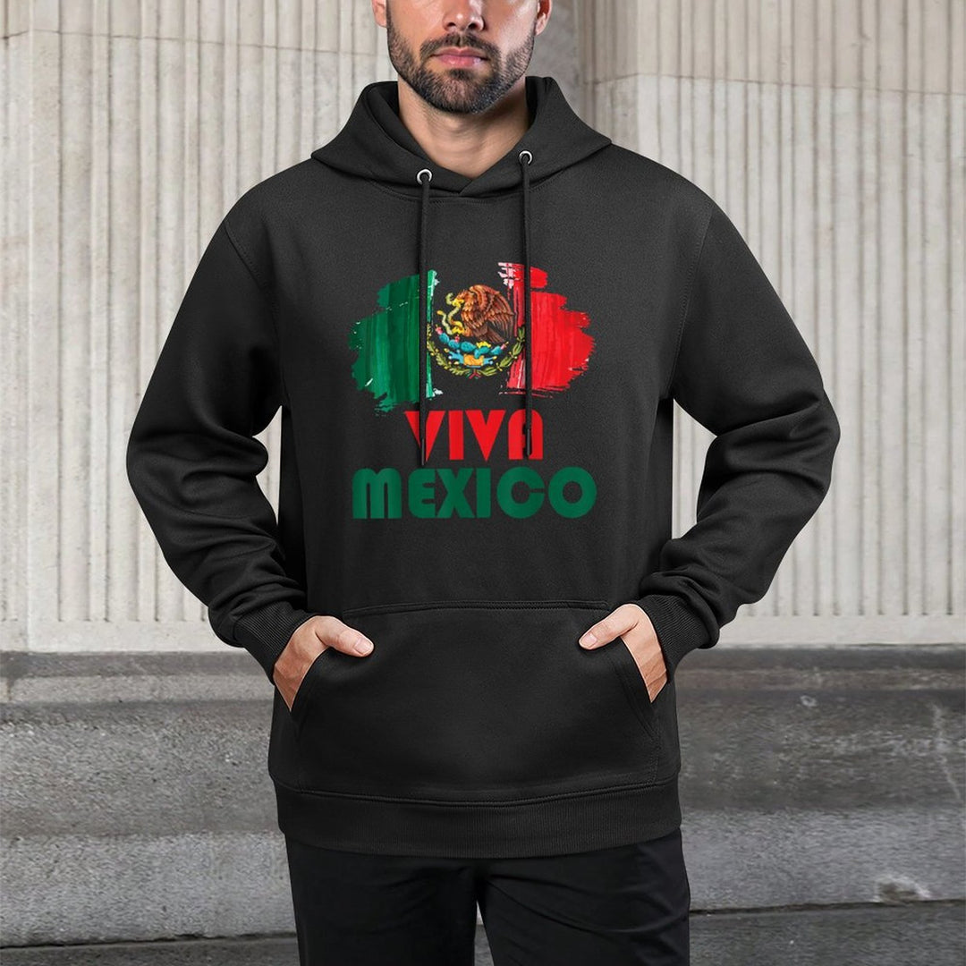 Viva Mexico Kids Toddler Mexican Independence Day White Layering Staple Hoodie
