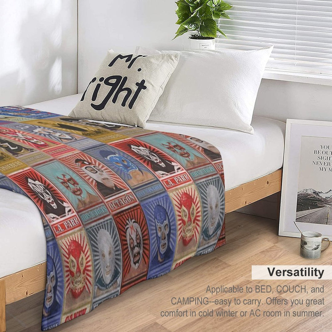 Lucha Libre Legends Lightweight Throw Blanket