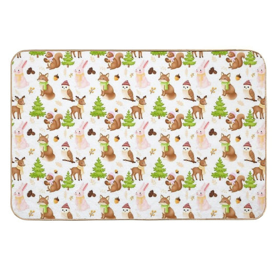 Winter  Fade-Resistant Bath Mat