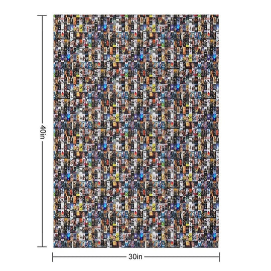 Mixed Movie Montage Comfort Throw Blanket