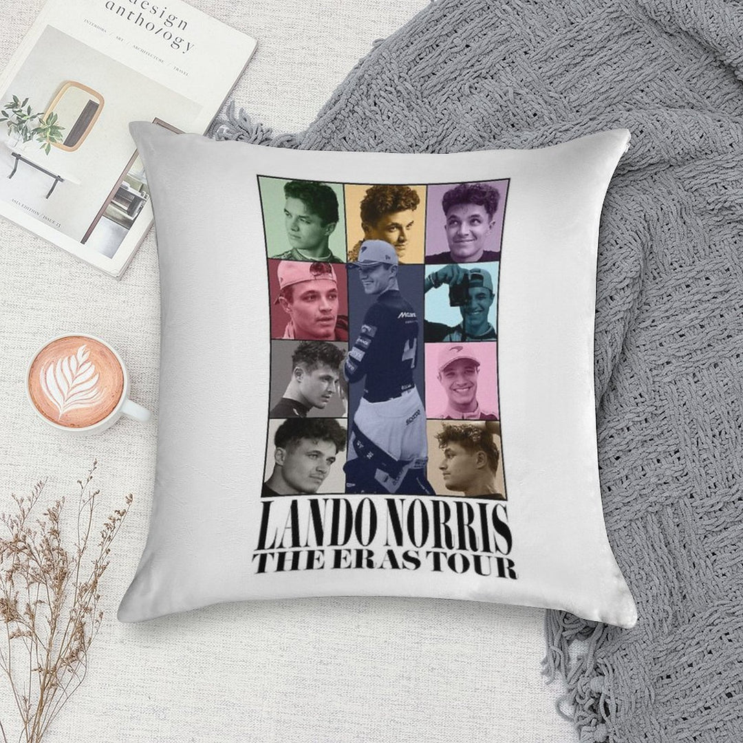 Lando Norris  The Eras Tour Soft Warmth Comfort Throw Pillow