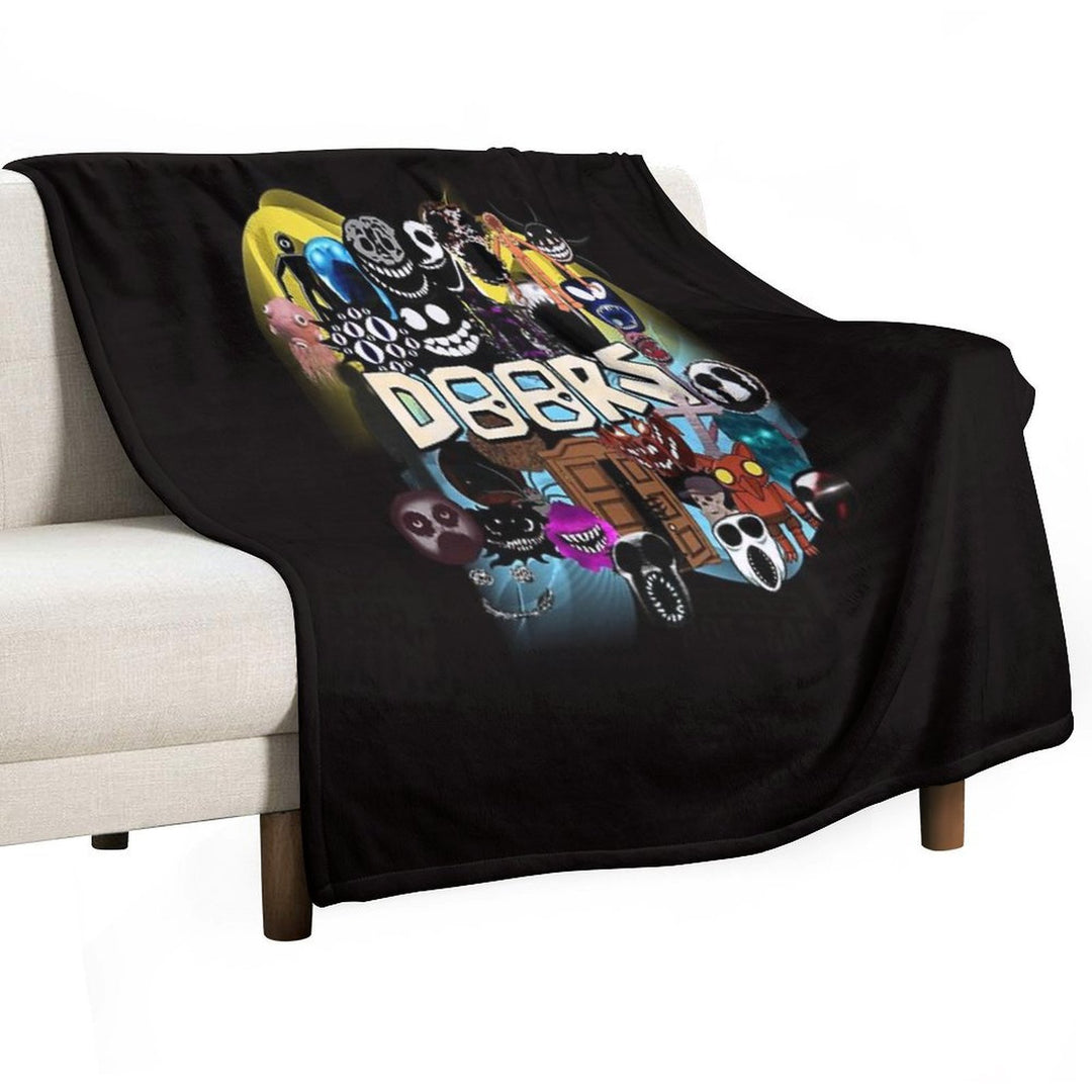 Doors All The Entities New Doors Game Update Comfort Throw Blanket
