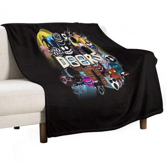 Doors All The Entities New Doors Game Update Comfort Throw Blanket