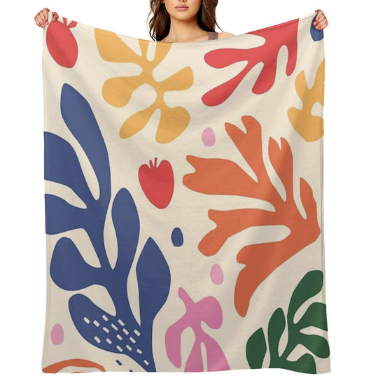 Matisse Pattern_2 Multi-functional Throw Blanket