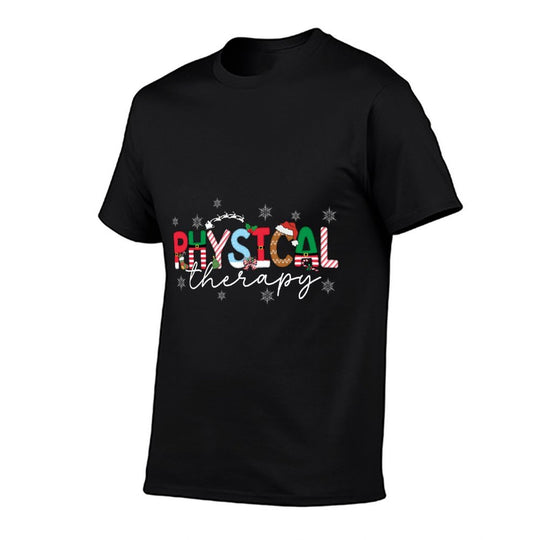 Physical Therapy PTA Christmas PT Therapist Assistant Xmas Comfortable T-Shirt