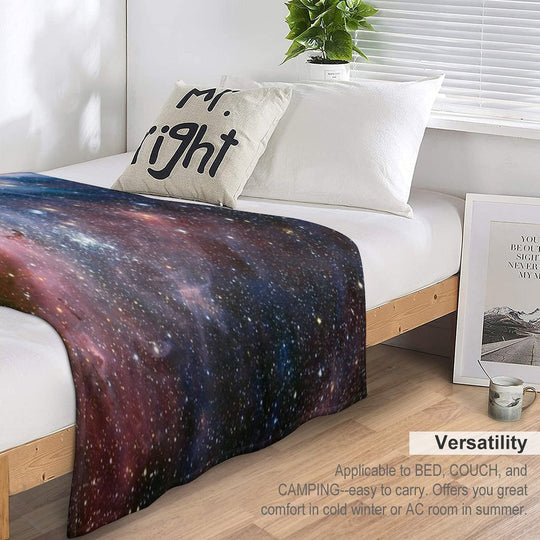 Galaxy - Nebula 01 Anti-pilling Throw Blanket