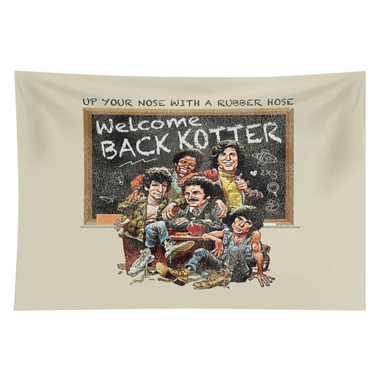 Welcome Back Kotter Vintage Worn Tapestry