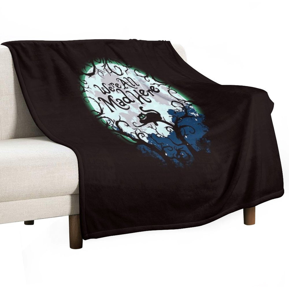 We're All Mad Here. Multi-functional Throw Blanket