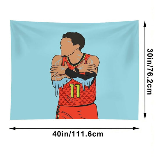 Trae Young Ice Tapestry