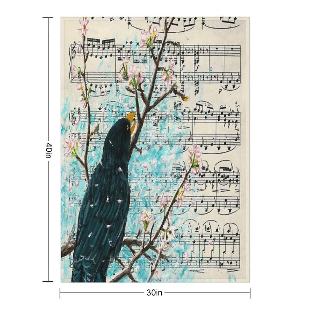 Blackbird Lightweight Throw Blanket