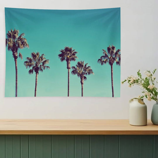 California Palm Trees Tapestry