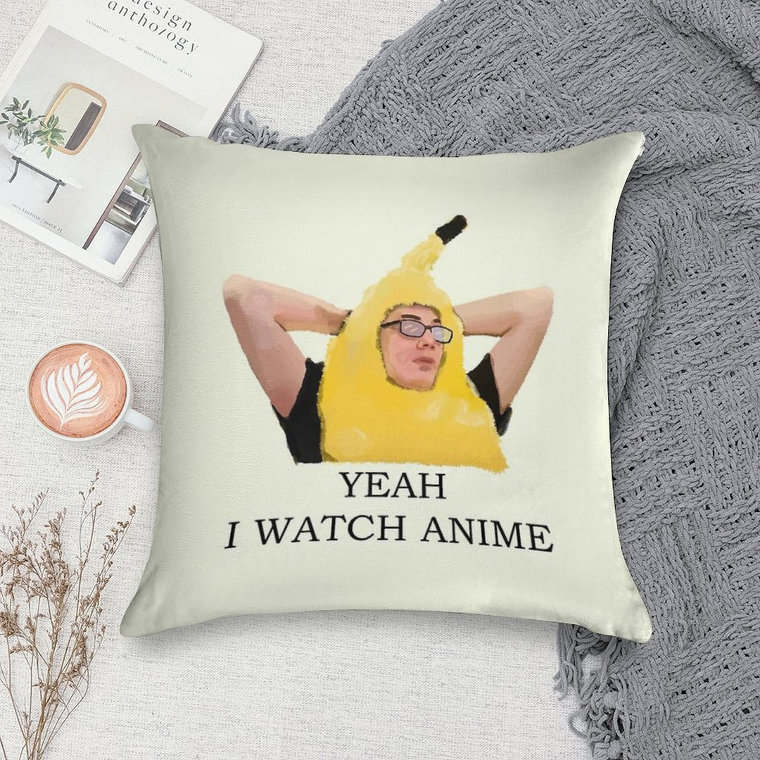 Copy of Discord Moderator - Yeah I Watch Anime Soft Multiple Sizes Throw Pillow