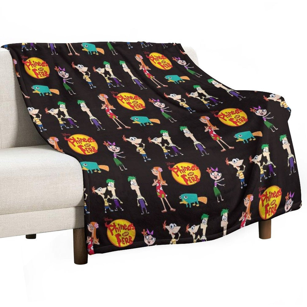 Phineas And Ferb Eco-conscious Throw Blanket