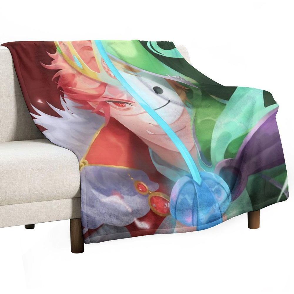 Technoblade Vs Dream Duel Gift-ready Throw Blanket
