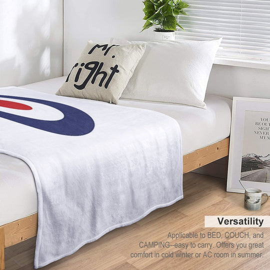 Mod 60s Pop Art Target Lightweight Throw Blanket