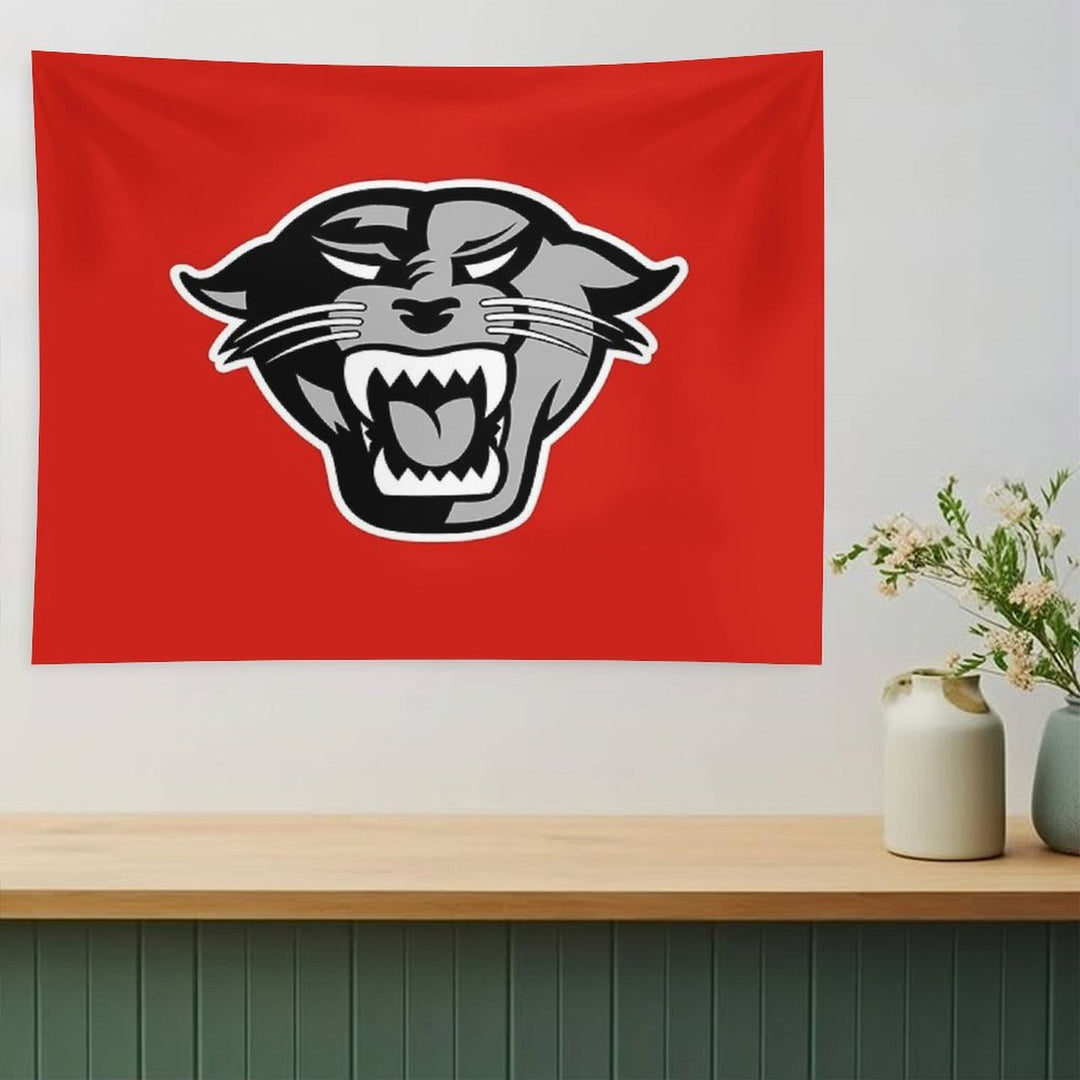 DU Panthers Red Black Tapestry