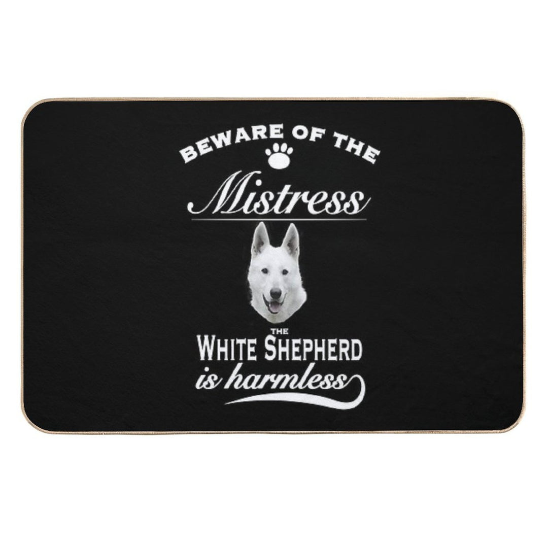White German Shepherd Tshirt White German Shepherd Dog Shirt Tee  Versatile Bath Mat