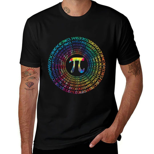 Math Teacher Algebra  Geometry 3,14 Tie Dye Mathematical  Eco-friendly Material T-Shirt