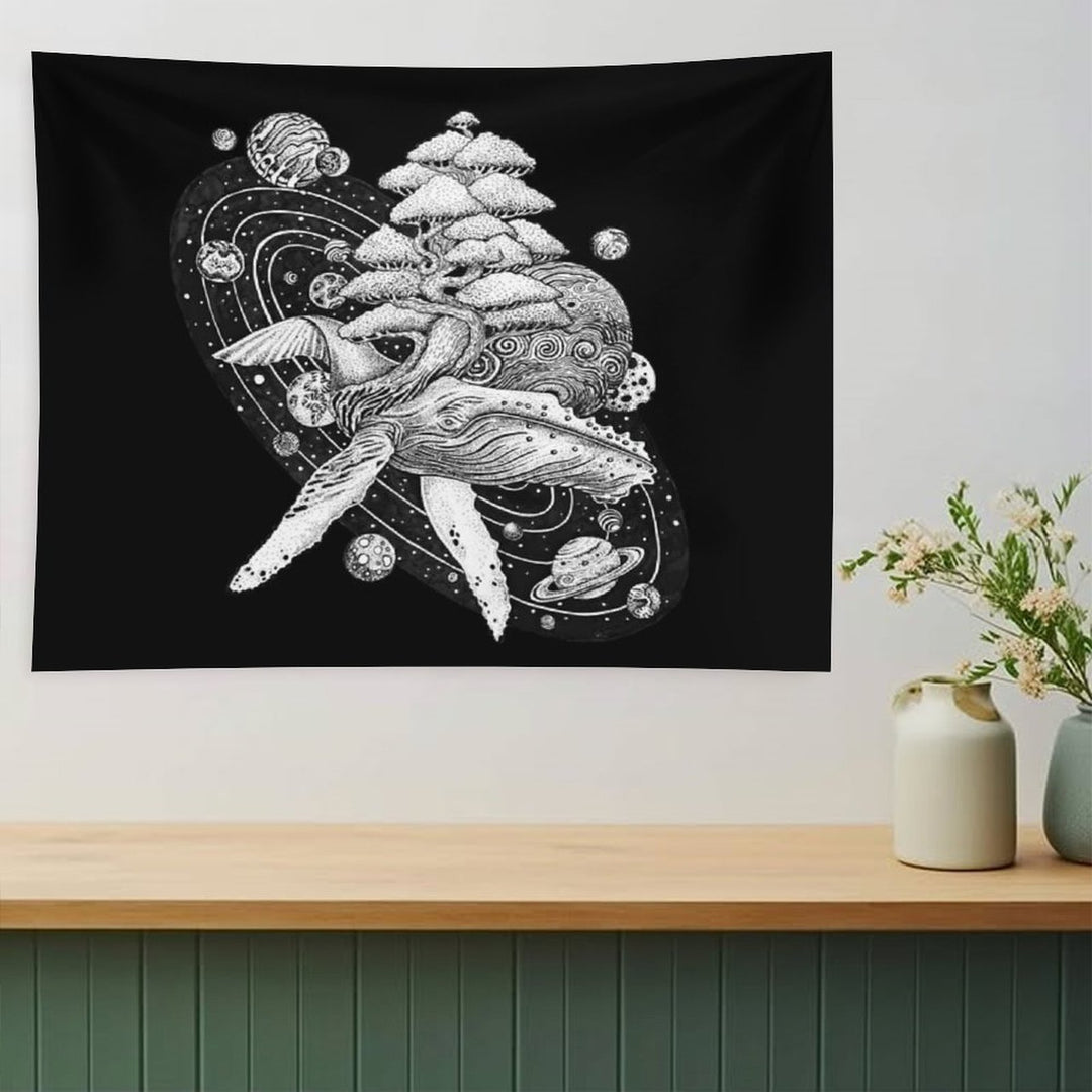 Space Whale Tapestry