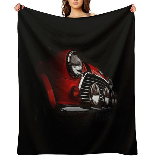 Mini Rally Machine-washable Throw Blanket
